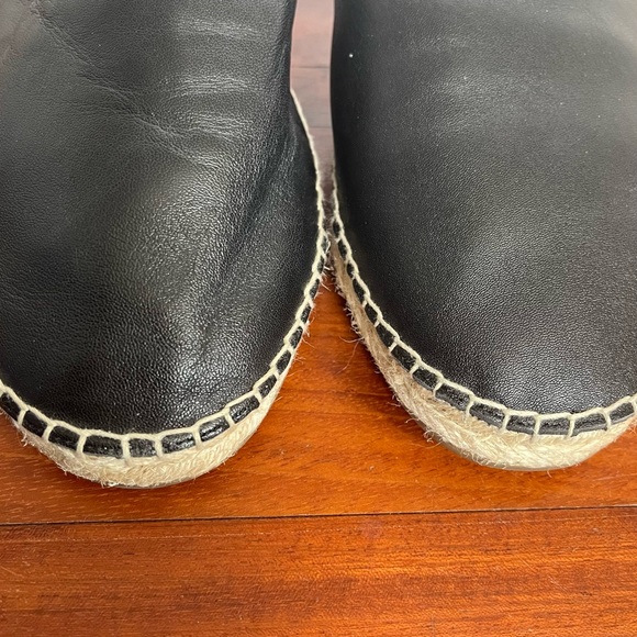 Michael Kors Emilia Slides Mules Black Leather Size 9 - Picture 4 of 11